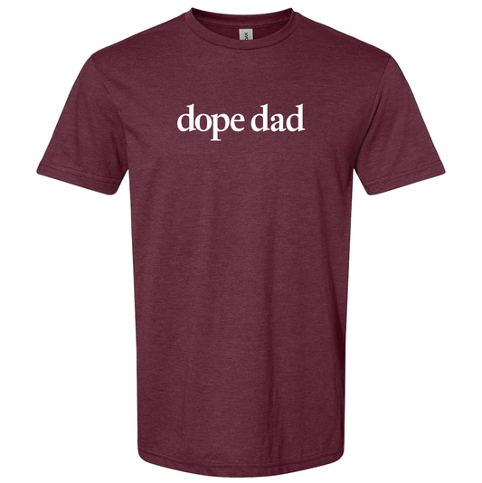 Dope Dad Co. Maroon Tee